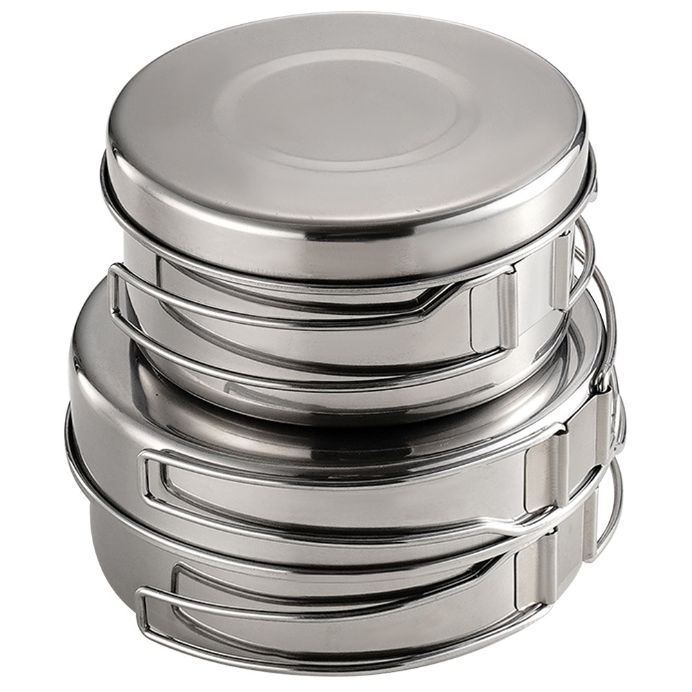 Camping Cooking Pot Set - 1 Juego de Utensilios de Cocina