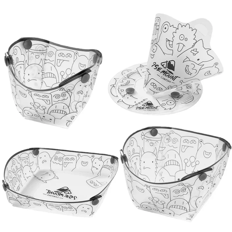 Camping Cooking Tray - Vajilla Plegable ligera para exteriores, tazón