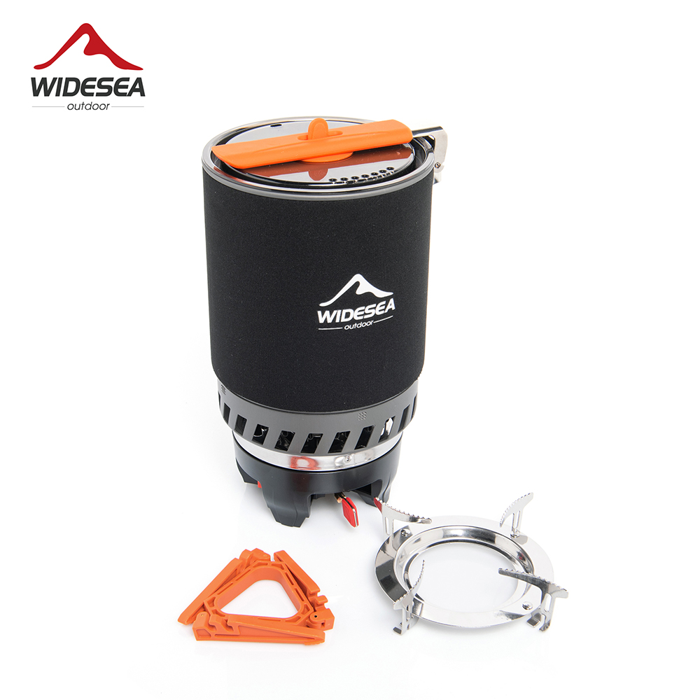 Camping Cooking Pot Set - Widesea-sistema de cocina para acampar con
