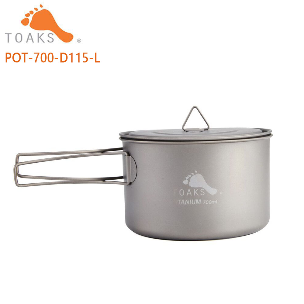 Camping Cooking Tray - TOAKS-ollas de titanio puro para acampar,