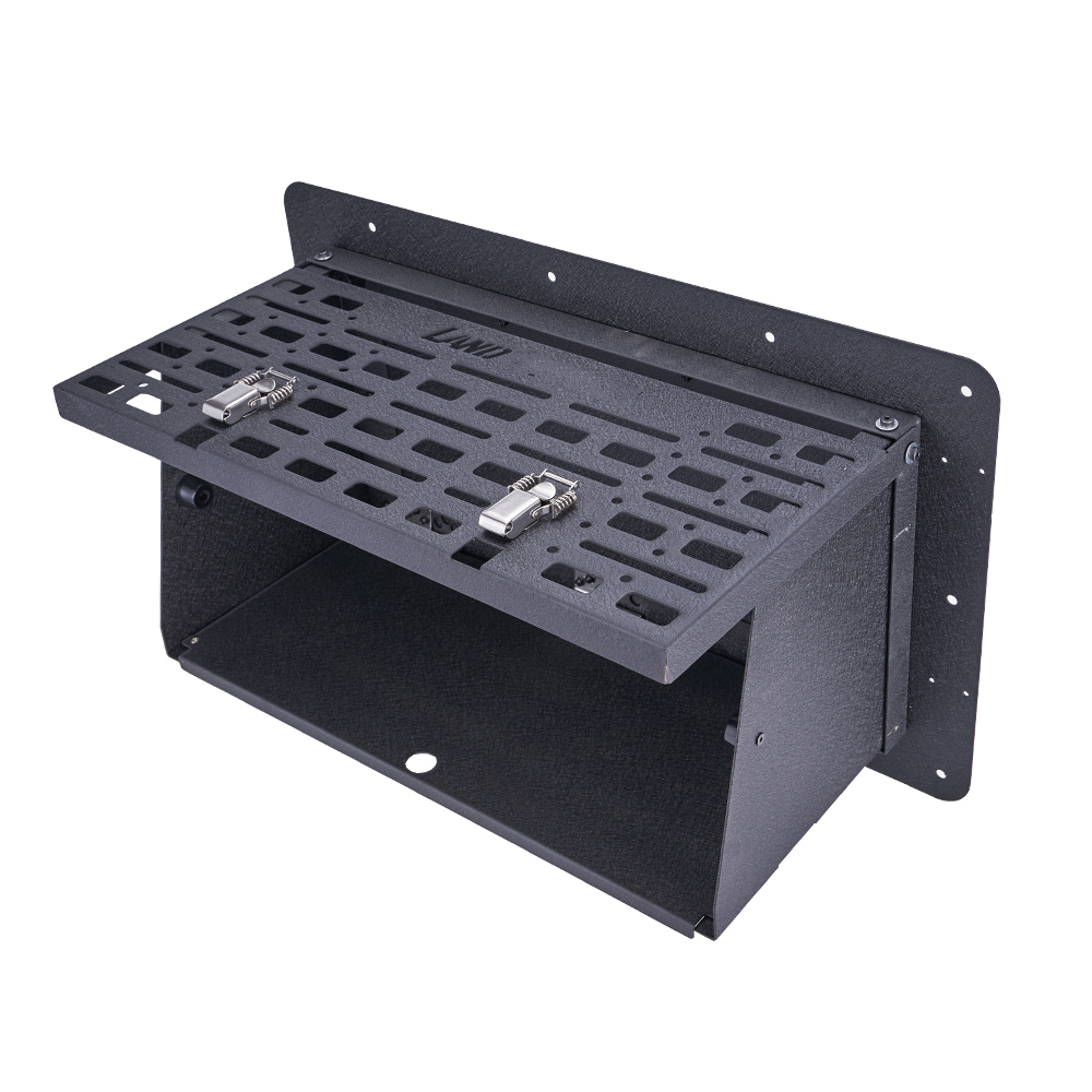 Camping Cooking Accessories - Puerta trasera de aleación, mesa desplegable,