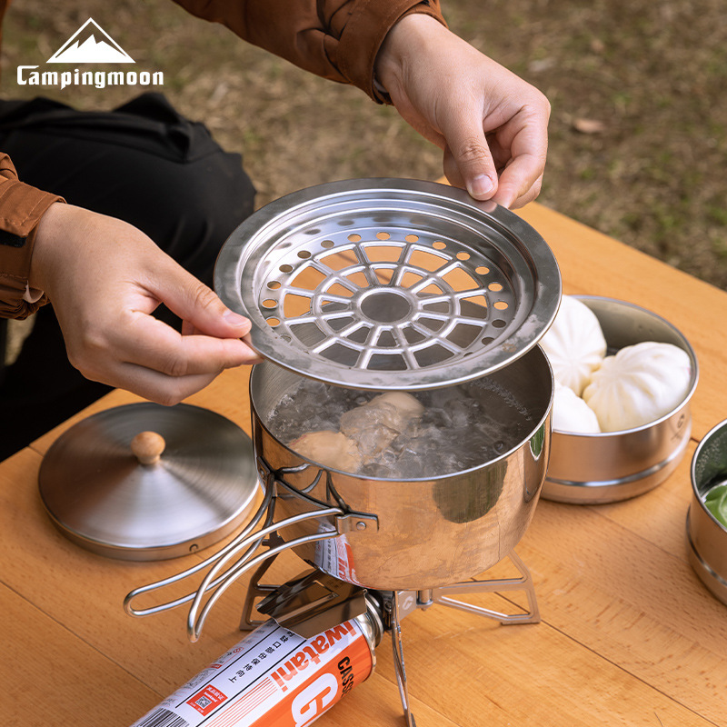 Camping Cooking Tray - Bandeja vaporera mediana de S363-DT, Base