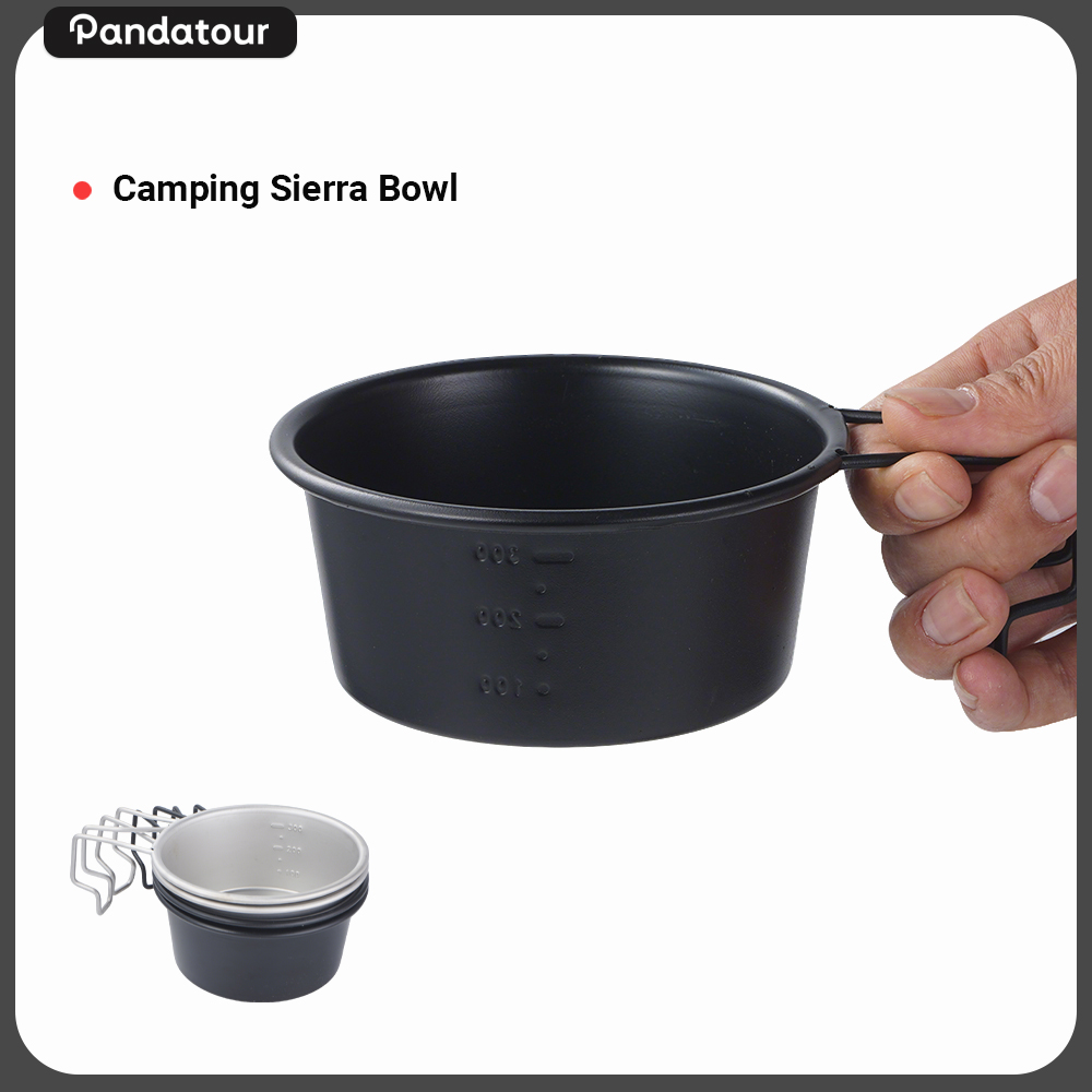 Camping Cooking Cylinder - Tazón Pandatour para Camping, con Marcas
