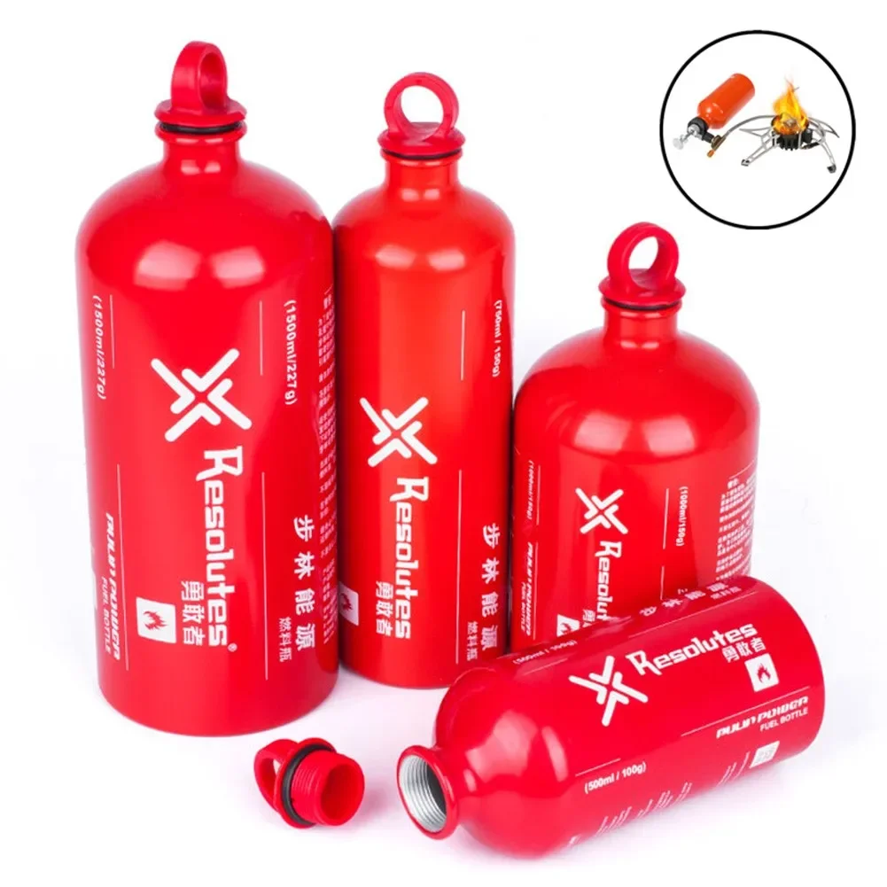 Cooking On Camping Stove - Botella de combustible de Gas y