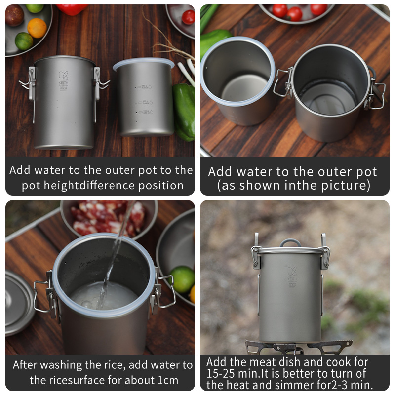 Olla para Arroz KEITH de Titan - Camping Cooking Accessories reseña y precio
