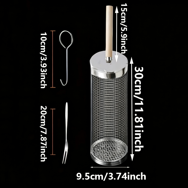 Juego de Cestas Redondas de Ac - Camping Cooking Cylinder reseña y precio