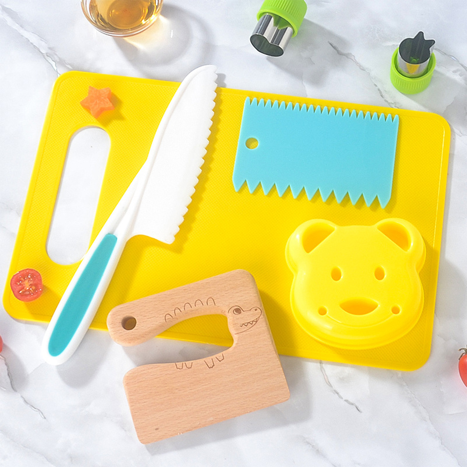 Herramientas de cocina de plás - Camping Cooking Kids reseña y precio