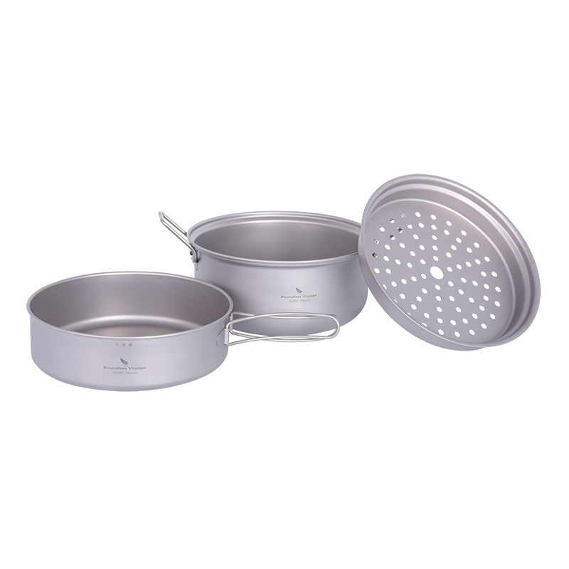 Juego de utensilios de cocina  - Camping Cooking Pot Set reseña y precio