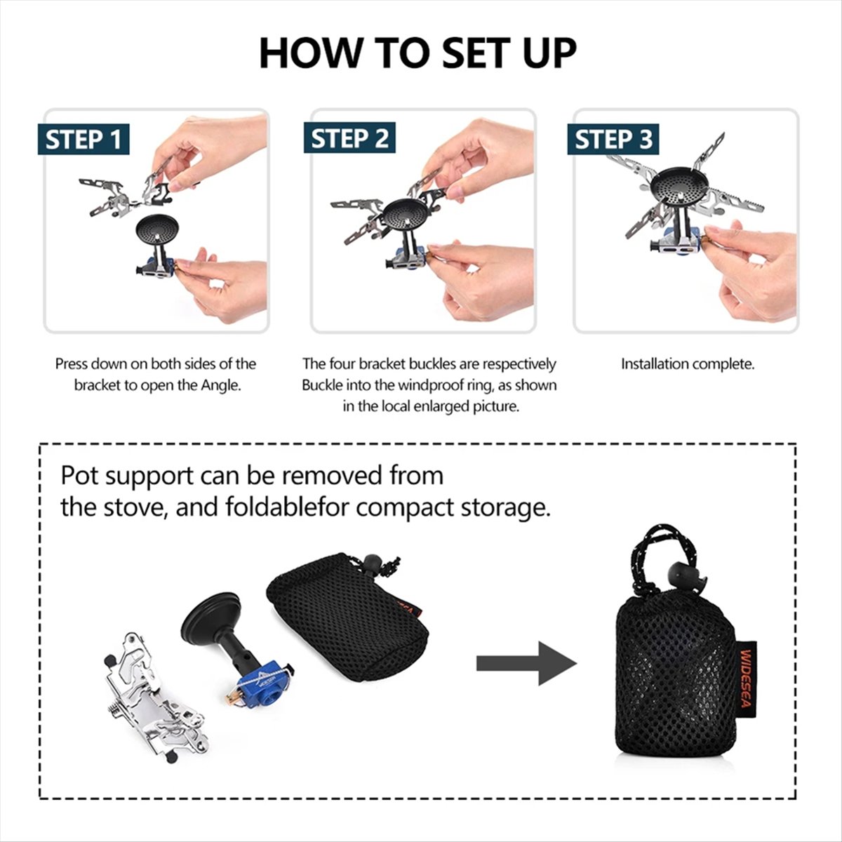 ABJV Quemador de gas para acam - Cooking On Camping Stove reseña y precio