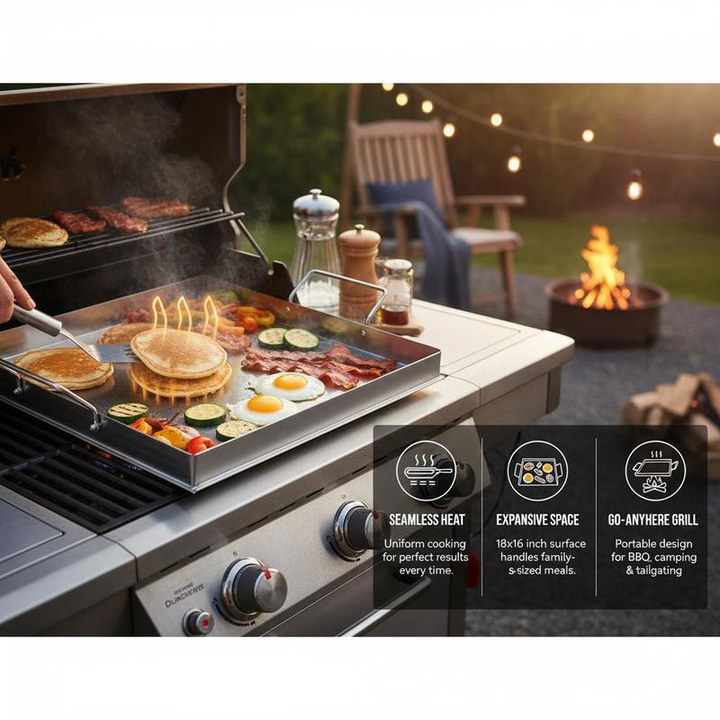 Plancha universal de superfici - Camping Cooking Tray reseña y precio