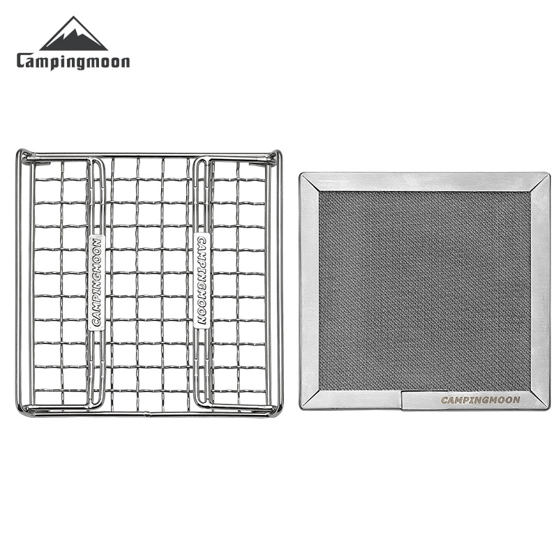 CAMPINGMOON Rejilla Plegable d - Cooking On Camping Stove reseña y precio