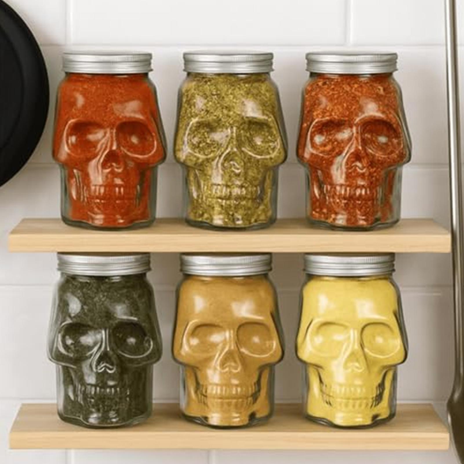 Frascos con Forma de Calavera  - Camping Cooking Kids reseña y precio