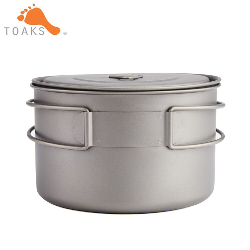TOAKS-ollas de titanio puro pa - Camping Cooking Tray reseña y precio
