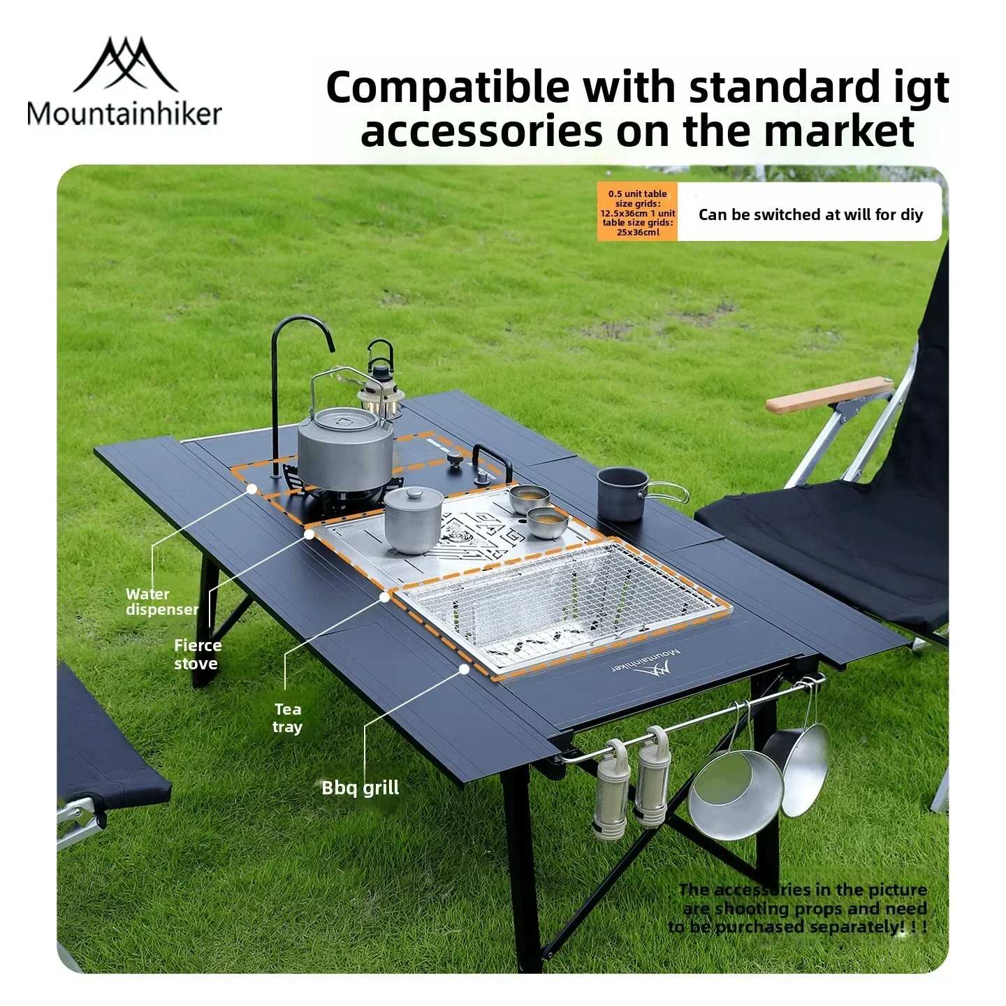 Mesa Plegable IGT para Camping - Camping Cooking Options reseña y precio