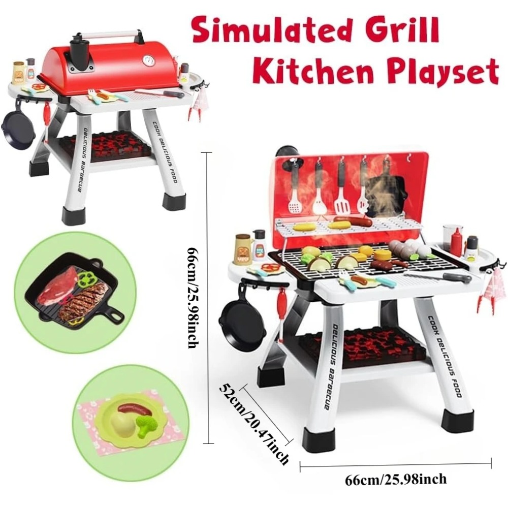 Juego de Juguetes de Barbacoa  - Camping Cooking Kids reseña y precio