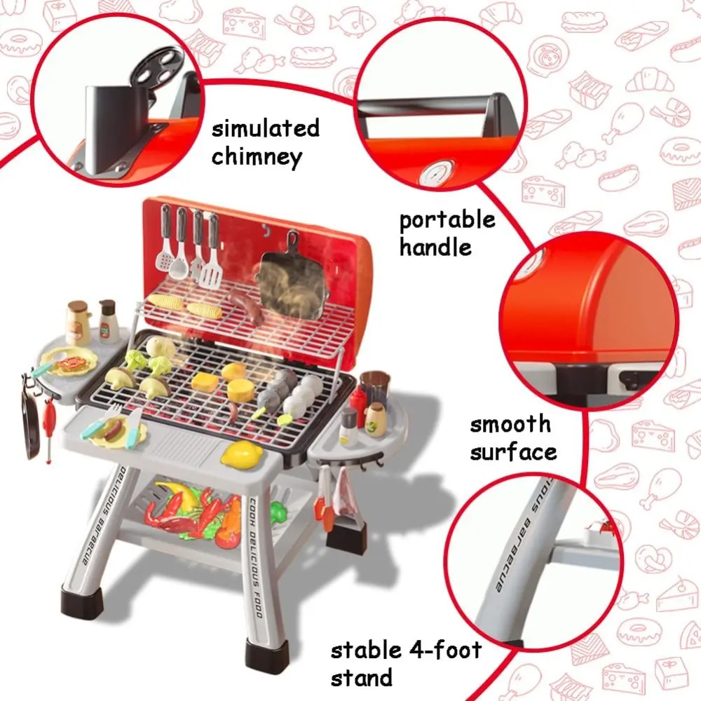 Juego de Juguetes de Barbacoa  - Camping Cooking Kids reseña y precio
