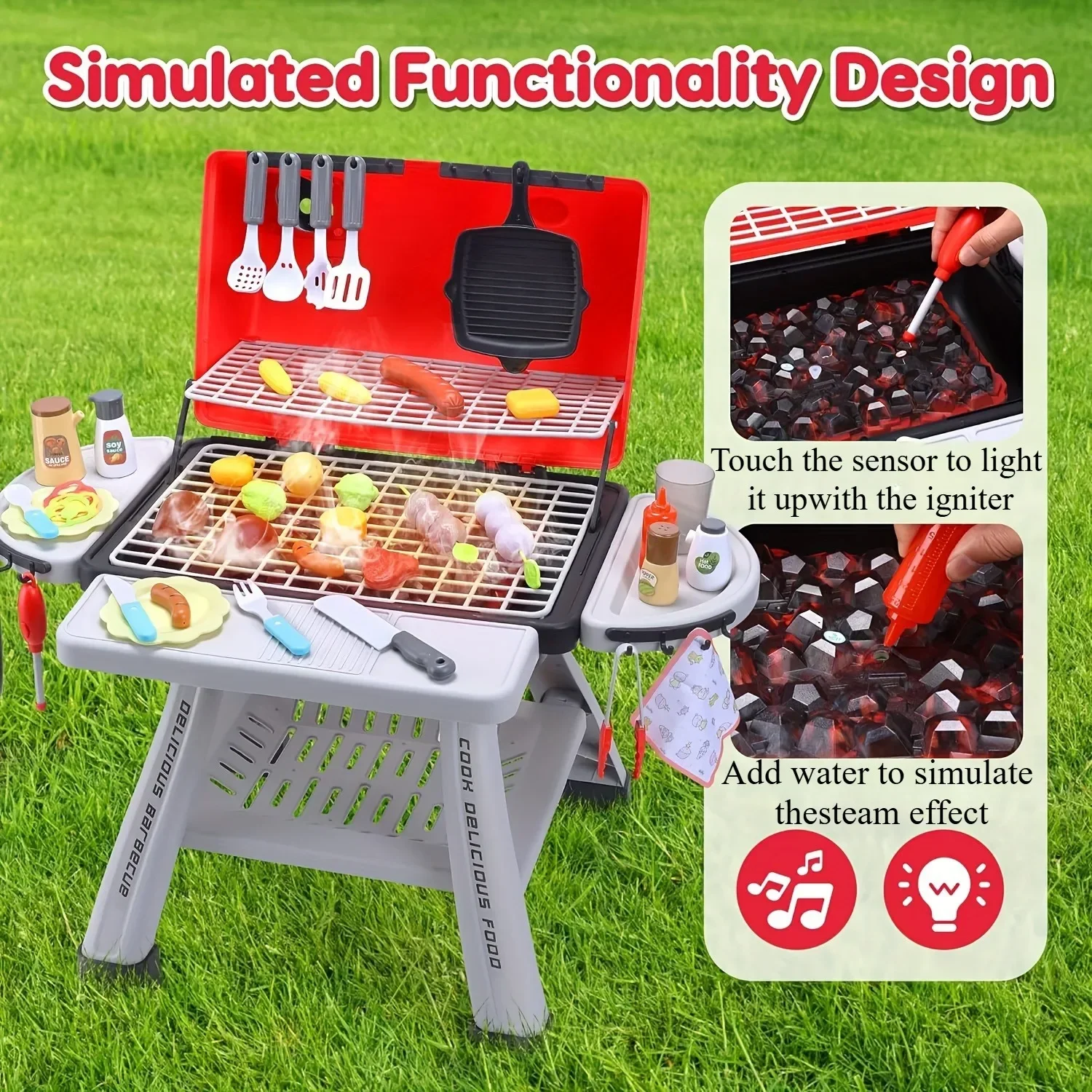 Juego de juguetes para parrill - Camping Cooking Kids reseña y precio