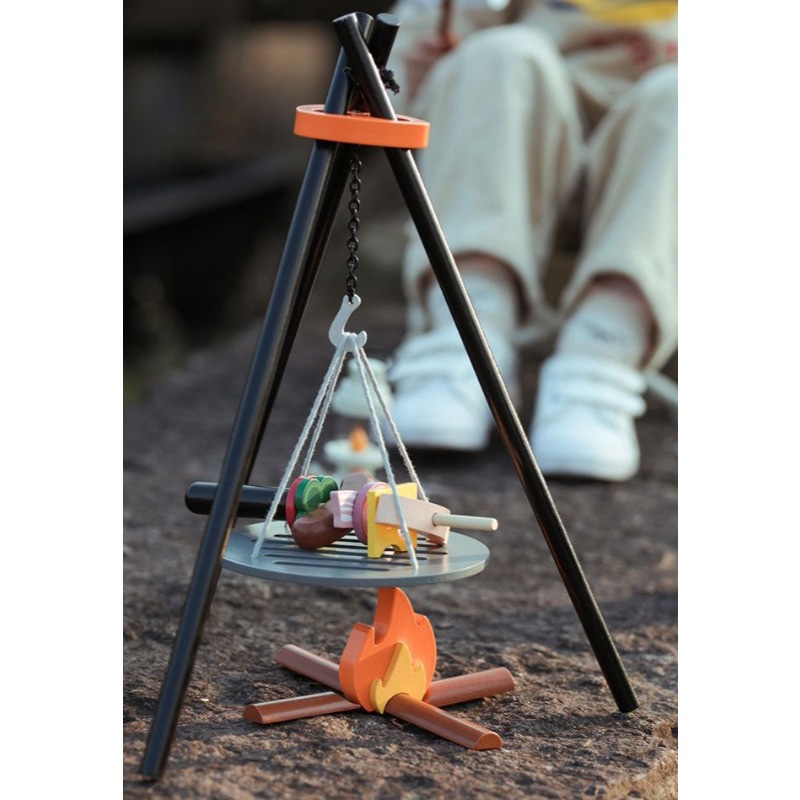 Juego de simulación de acampad - Camping Cooking Kids reseña y precio