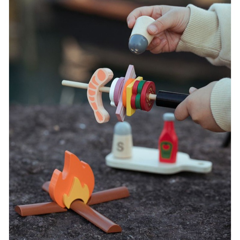 Juego de simulación de acampad - Camping Cooking Kids reseña y precio
