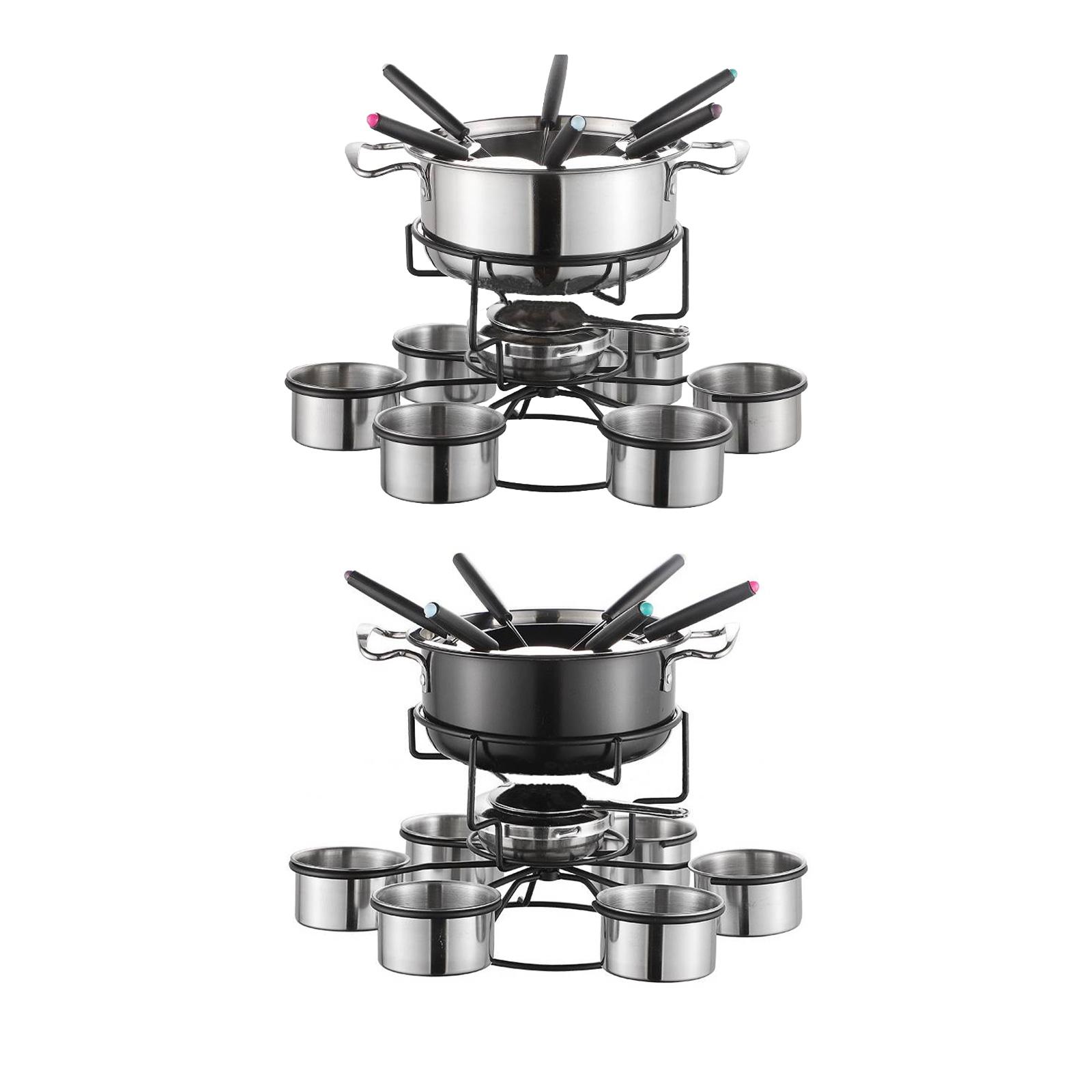 Juego de ollas para fondue, es - Camping Cooking Pot Set reseña y precio