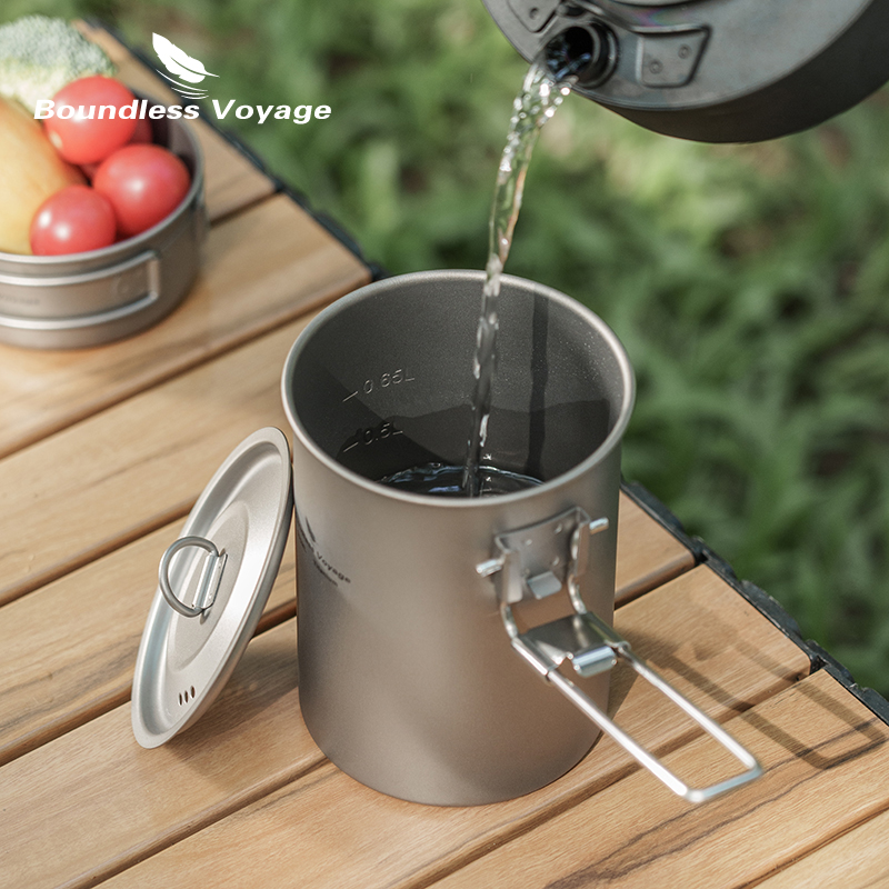 Boundless Voyage-olla de titan - Camping Cooking Tray reseña y precio