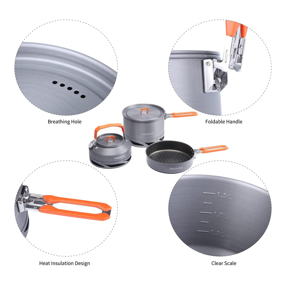 Fire Maple utensilios Camping  - Camping Cooking Cylinder reseña y precio