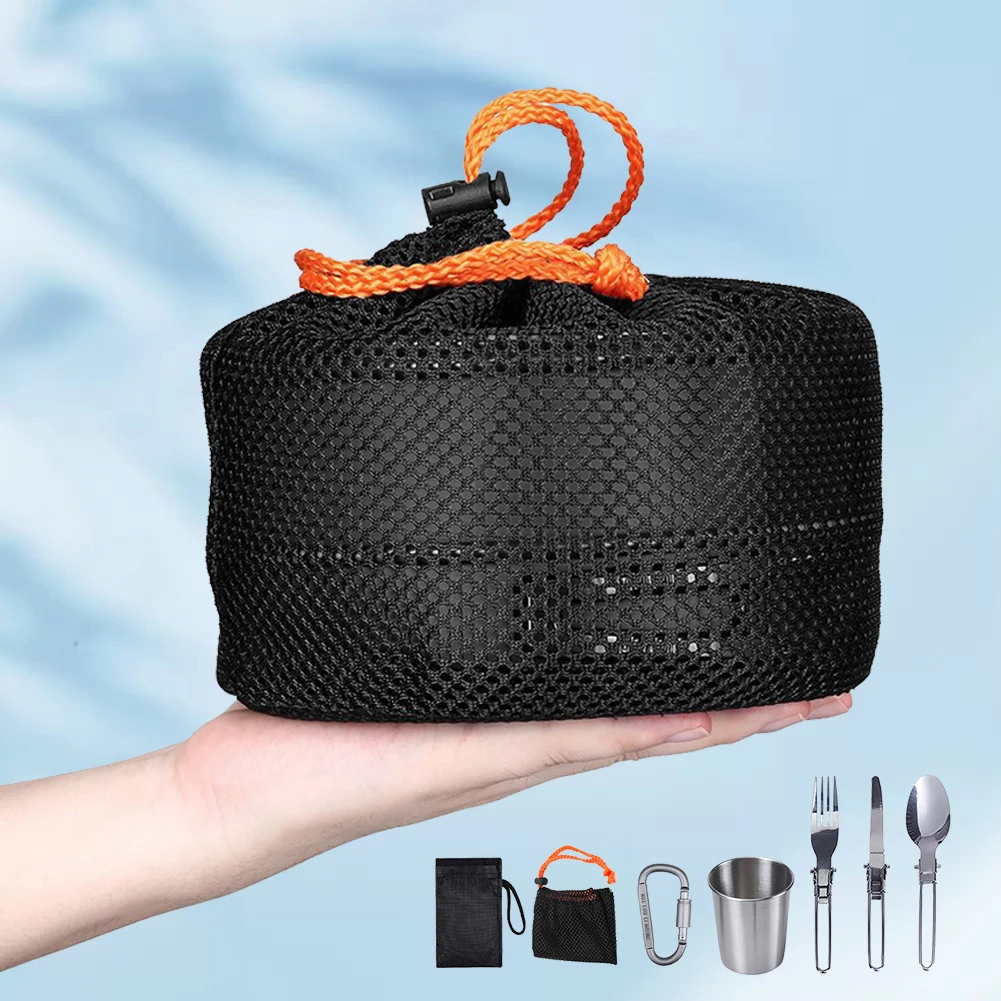 Kit de utensilios de cocina pa - Camping Cooking Pot Set reseña y precio