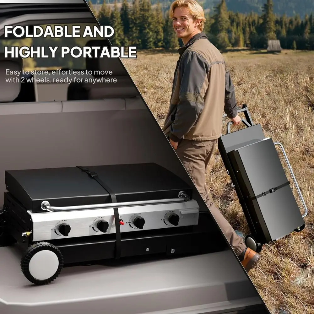 Plancha Portátil de Propano de - Camping Cooking Tray reseña y precio