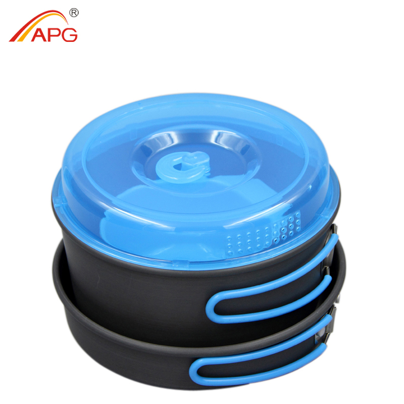 Utensilios de cocina para acam - Camping Cooking Pot Set reseña y precio